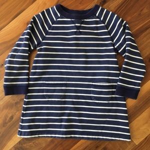 Mini Boden Dresses - Mini Boden Navy Stripe Sweatshirt Dress Mini Boden Dresses - Mini Boden Navy Stripe Sweatshirt Dress